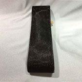 Kemény lószőr szalag 5 cm széles - Black (Fekete)